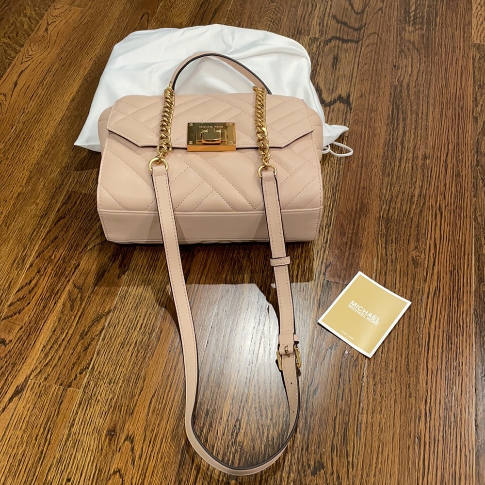 Michael Kors Vivienne Quilted pink Mrs satchel